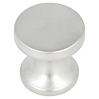 Möbelknopf (Typ Möbelgriff: Knopf, Ø x H: 25 x 26 mm, Vernickelt)