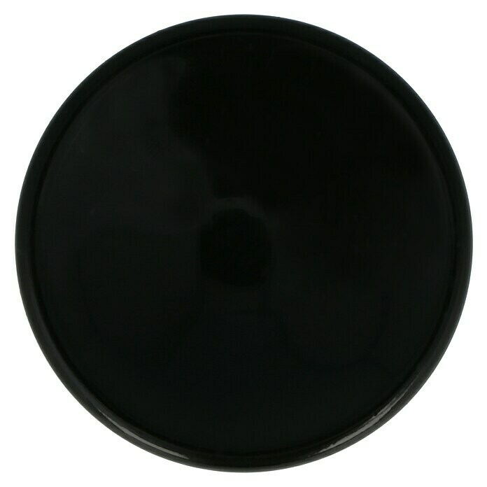 Pomo para muebles (40 x 25 mm, Plástico, Negro)