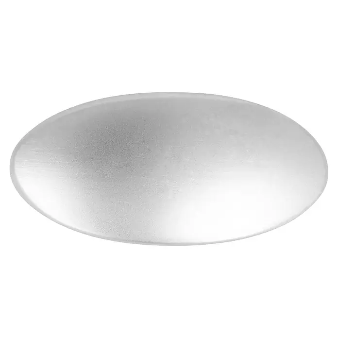 Häfele Tirador para muebles - Tipo de tirador del mueble: Botón, L x An x Al: 25 x 42 x 8 mm, Otros, Niquelado, Mate - Un botón plateado brillante que refleja la luz, ideal para proyectos que necesitan un toque de elegancia y sofisticación.