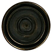 Okrugla ručka za namještaj (Ø x V: 30 x 23 mm, Cinkov tlačni lijev, Smeđa, Promjer pločice: 21 mm)