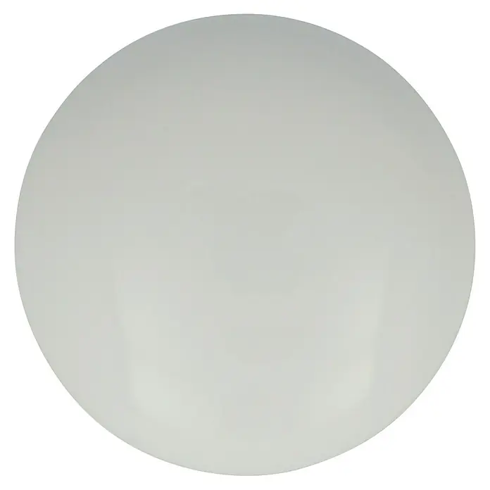 Häfele Pomo para muebles - Tipo de tirador del mueble: Botón, Ø x Al: 32 x 25 mm, Porcelana, Lacado - Un plato de cerámica blanco, ideal para arreglos de mesa con estilo. Su sencilla elegancia lo hace versátil para cualquier comida.