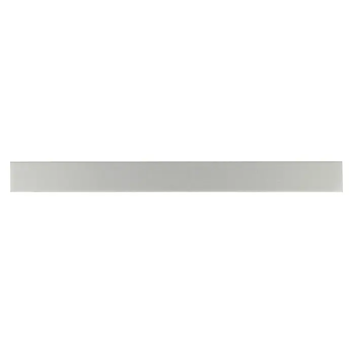 Möbelgriff - Typ Möbelgriff: Stange, Aluminium, Vernickelt, Länge: 120 mm - Hier ist ein Produktbild mit einer einfachen, rechteckigen Form auf einem neutralen, hellgrauen Hintergrund, ideal für minimalistische Designs.