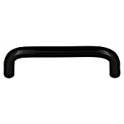 Möbelgriff (Lochabstand: 96 mm, Länge: 105 mm, Aluminiumdruckguss, Schwarz)