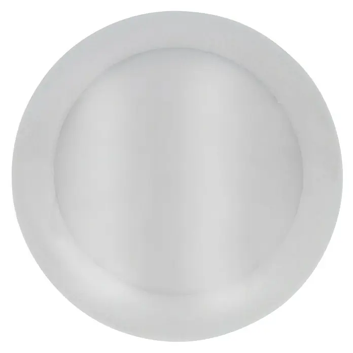 Häfele Pomo para muebles - Tipo de tirador del mueble: Botón, Ø x Al: 25 x 27 mm, Brillante - Primer plano de una lámpara de techo redonda y blanca, perfecta para interiores modernos y que proporciona una iluminación brillante y uniforme.
