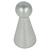 Pomo para muebles (Ø x Al: 8 x 24 mm, Zinc fundido, Mate)