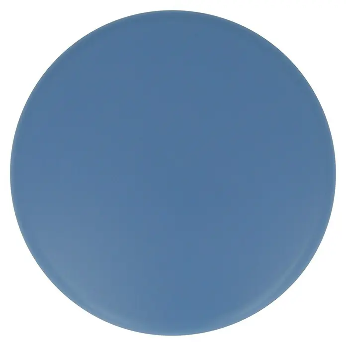 Häfele Pomo para muebles - Tipo de tirador del mueble: Botón, Ø x Al: 52 x 24 mm, Plástico, Azul - Un cielo redondo azul radiante. El azul impecable se extiende por toda la imagen, transmitiendo paz y claridad.
