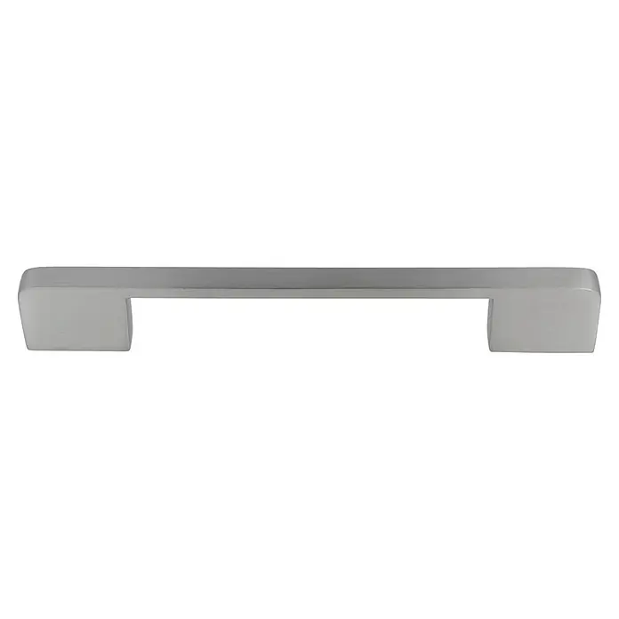Häfele Tirador para muebles - Tipo de tirador del mueble: Estribo, L x An x Al: 158 x 24 x 10 mm, Acero inoxidable - Elegante tirador de cajón plateado. Diseño moderno para muebles. Perfecto para cocina, baño o sala de estar. Establece acentos con estilo.