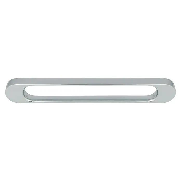 Häfele Tirador para muebles - Tipo de tirador del mueble: Barra, L x An x Al: 196 x 30 x 12 mm, Aluminio, Cromado - El tirador alargado para armarios, de color plateado, presenta un diseño elegante. Ideal para muebles modernos, ofrece un toque estiloso y práctico.