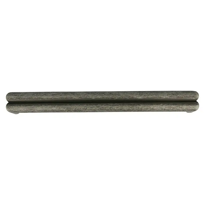 Häfele Tirador para muebles - Tipo de tirador del mueble: Estribo, L x An x Al: 170 x 30 x 18,5 mm - Primer plano de un rodillo de acero cepillado, ideal para aplicaciones industriales o como elemento de diseño moderno.