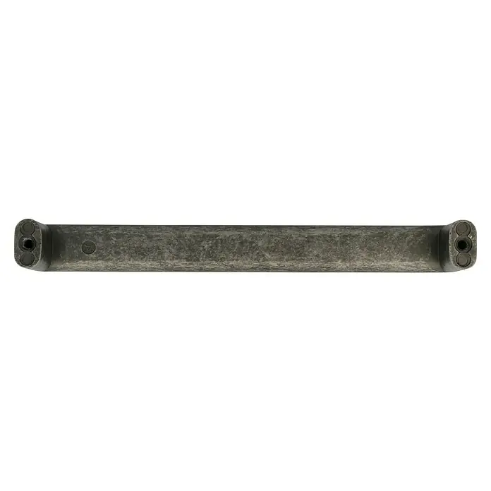 Häfele Tirador para muebles - Tipo de tirador del mueble: Estribo, L x An x Al: 170 x 30 x 18,5 mm - Parachoques rectangular gris con orificios de montaje en los extremos, adecuado para la construcción de vehículos.