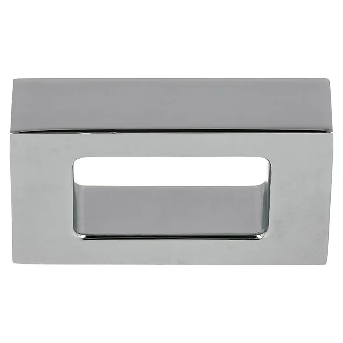 Häfele Tirador para muebles - Tipo de tirador del mueble: Barra, L x An x Al: 40 x 24 x 10 mm, Cromado - Ranura de buzón rectangular metálica brillante. Óptimo para una recepción segura de su correo y mensajes.