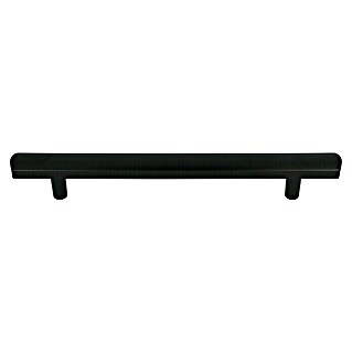 Häfele Tirador para muebles (Tipo de tirador del mueble: Estribo, L x An x Al: 219 x 32 x 20 mm, Lacado, Negro)