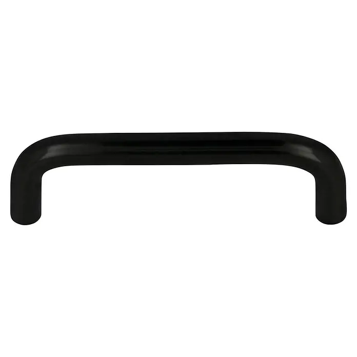 Häfele Tirador para muebles - Tipo de tirador del mueble: Estribo, Plástico, Negro, Distancia entre orificios: 64 mm - Manija negra para un diseño elegante y moderno, ideal para muebles o como un acento elegante en la decoración de tu hogar.