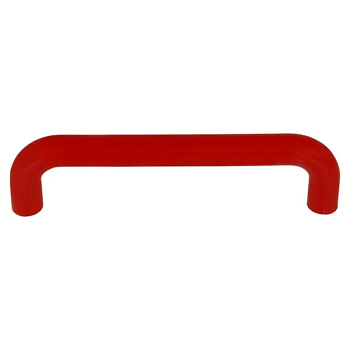 Häfele Tirador para muebles - Tipo de tirador del mueble: Estribo, Plástico, Rojo, Distancia entre orificios: 64 mm - Barra portaequipajes roja duradera, perfecta para bicicletas y transporte de carga, garantizando una sujeción segura.