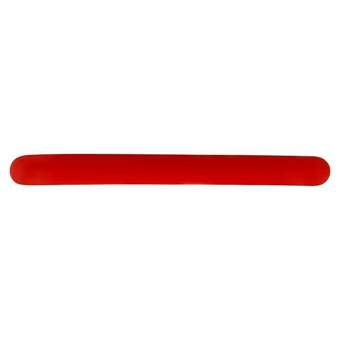 Tirador para muebles (Distancia entre orificios: 96 mm, Ø x L: 10 x 106 mm, Rojo, Plástico)