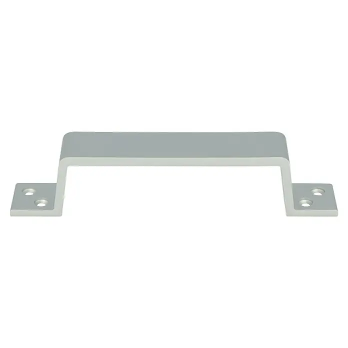 Häfele Tirador para muebles - Tipo de tirador del mueble: Barra, Aluminio, Distancia entre orificios: 170 mm - Un soporte de manija de puerta plateado con dos orificios de montaje para un ajuste seguro y estable. Construcción sólida para un soporte duradero.