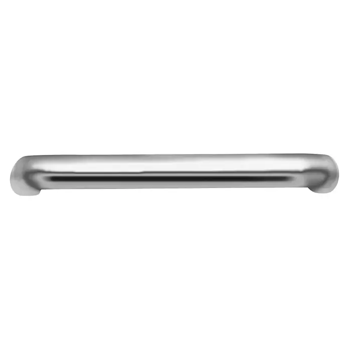 Häfele Tirador para muebles - Tipo de tirador del mueble: Estribo, Acero, Cromado, Distancia entre orificios: 64 mm, Acabado: Satinado - Anillo de boda de plata con superficie lisa y bordes redondeados que encarna elegancia y belleza sencilla.