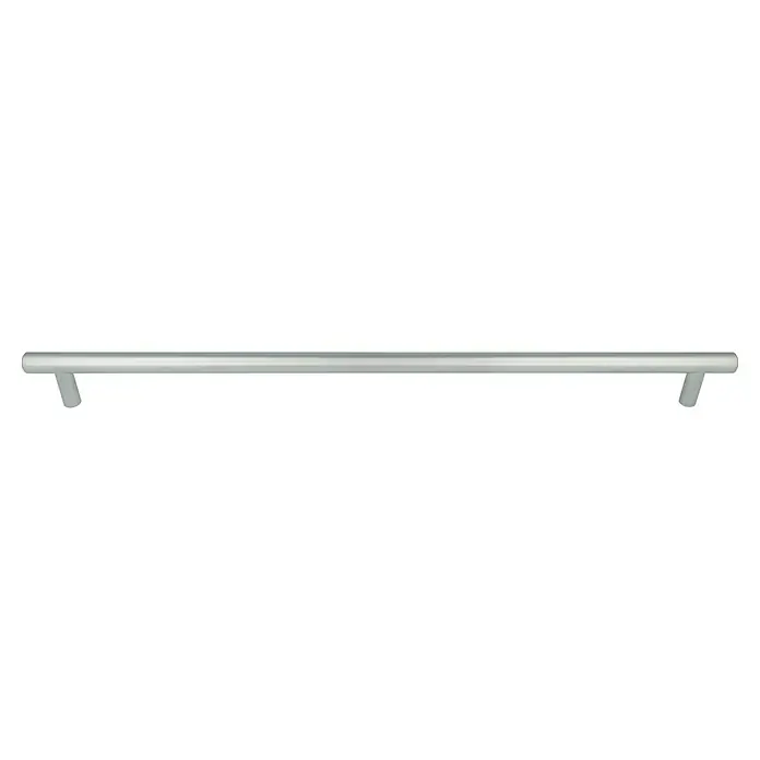 Häfele Tirador para muebles - Tipo de tirador del mueble: Barra, Acero, Niquelado, Distancia entre orificios: 352 mm - Toallero plateado con dos soportes para facilitar el montaje en la pared en el baño o la cocina.