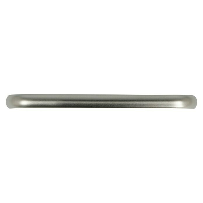 Tirador para cajones (Distancia entre orificios: 128 mm, 136 x 27 mm, Mate, Plateado)