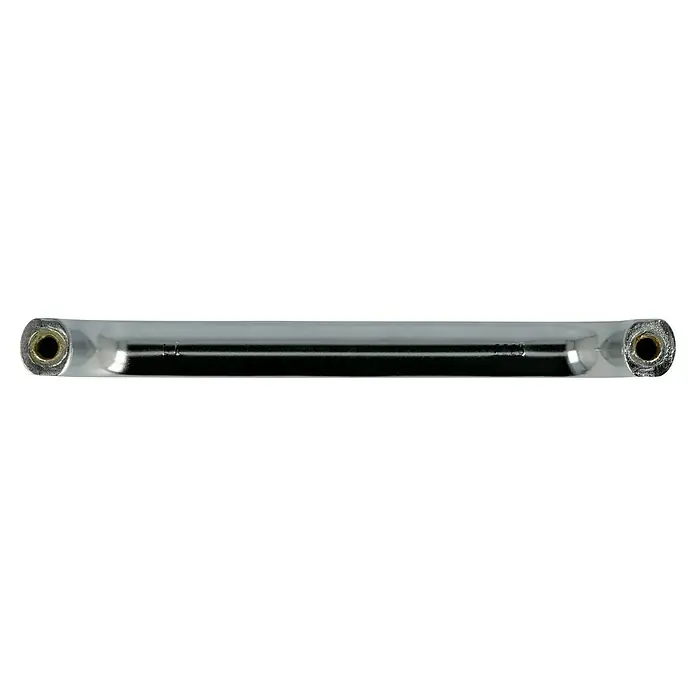 Häfele Tirador para muebles - Tipo de tirador del mueble: Estribo, Otros, Cromado, Ø x L: 9 x 104 mm - Barra metálica: Una barra metálica cilíndrica y elegante con aberturas en ambos extremos, ideal para diversas aplicaciones.