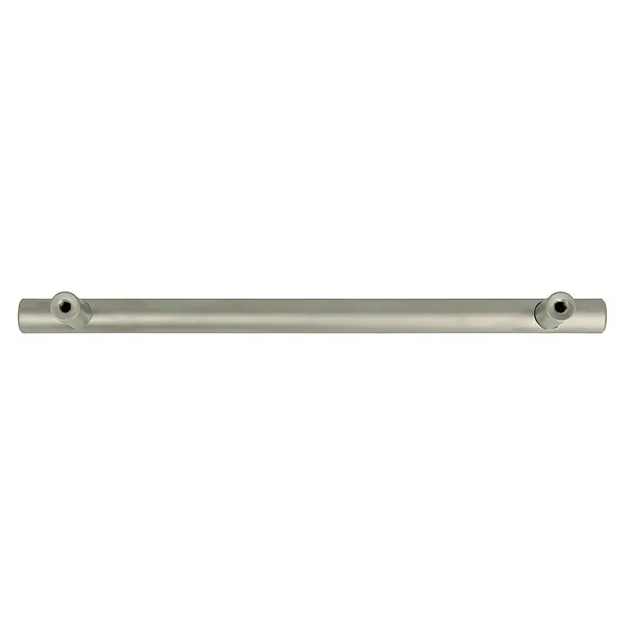 Häfele Tirador para muebles - Tipo de tirador del mueble: Barra, Acero, Niquelado, Distancia entre orificios: 160 mm - Elegante tirador de barra plateada para muebles, ideal para interiores modernos. Diseño elegante con líneas limpias.