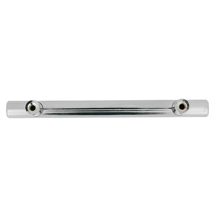 Häfele Tirador para muebles - Tipo de tirador del mueble: Barra, Acero, Cromado, Distancia entre orificios: 160 mm - Tirador de barra cromado para muebles con dos puntos de montaje redondos. Ideal para cajones y armarios.