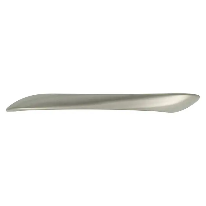 Häfele Tirador para muebles - Distancia entre orificios: 128 mm, Niquelado - Manija de puerta plateada con una superficie lisa. El diseño elegante hace que la manija sea un verdadero punto de atracción en cualquier puerta.