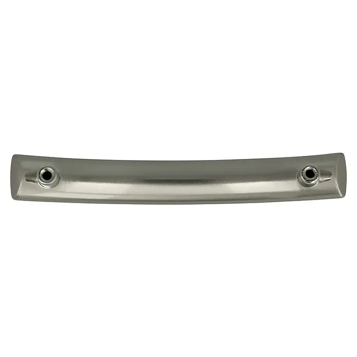 Häfele Tirador para muebles - Tipo de tirador del mueble: Estribo, L x An x Al: 126 x 17 x 27 mm, Distancia entre orificios: 96 mm - Adorno cromado con orificios de montaje para un ajuste personalizable. Acabado de alta calidad para una apariencia elegante y una fijación segura.