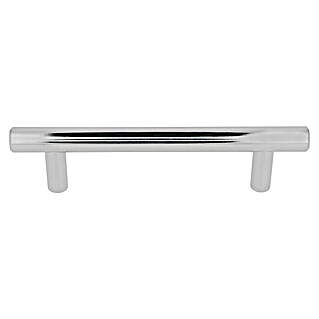 Tirador para muebles (Tipo de tirador del mueble: Barra, Acero, Cromado, Distancia entre orificios: 160 mm)