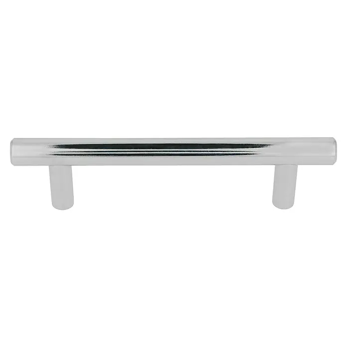 Häfele Tirador para muebles - Tipo de tirador del mueble: Barra, Acero, Cromado, Distancia entre orificios: 160 mm - Tirador de mueble plateado con un diseño minimalista. El tirador es elegante y moderno, complementando varios estilos de interior.