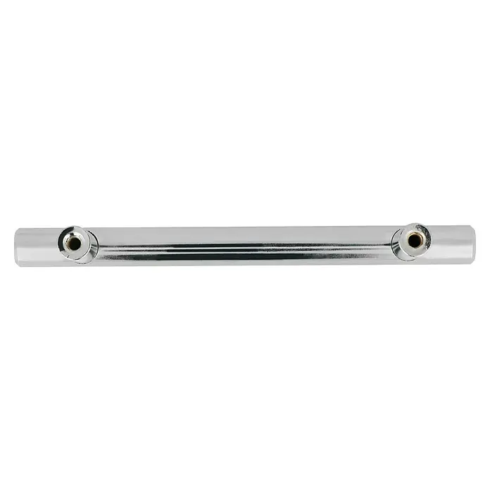 Häfele Tirador para muebles - Tipo de tirador del mueble: Barra, Acero, Cromado, Distancia entre orificios: 128 mm - Barra cromada brillante con piezas finales redondas. Ideal para baño, cocina o muebles. Diseño elegante para un ambiente moderno.
