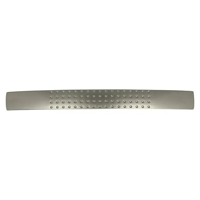 Häfele Tirador para muebles - Tipo de tirador del mueble: Estribo, L x An x Al: 160 x 17 x 29 mm, Distancia entre orificios: 128 mm - Placa metálica con muchos remaches para una conexión robusta. Ideal para construcciones robustas y aplicaciones industriales.