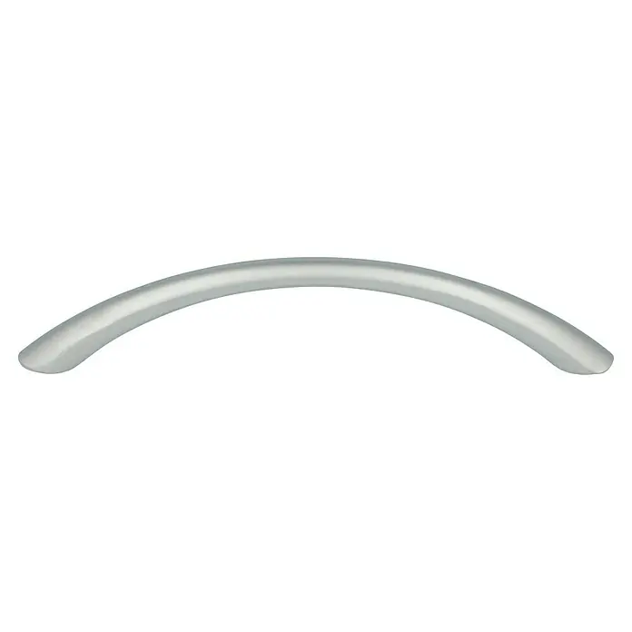 Häfele Tirador para muebles - L x An x Al: 158 x 11 x 29 mm, Tipo de tirador del mueble: Estribo, Distancia entre orificios: 128 mm, Otros, Cromado, Mate - Anillo de nariz curvo transparente hecho de material flexible ofrece un uso cómodo, ideal para piercings nasales discretos.