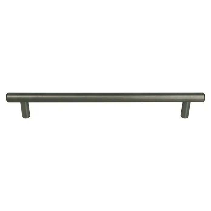 Häfele Tirador para muebles - Tipo de tirador del mueble: Estribo, L x An x Al: 232 x 35 x 12 mm, Acero, Otros - Manija metálica para muebles, ideal para cajones y armarios, robusta y duradera. Diseño elegante para interiores modernos.