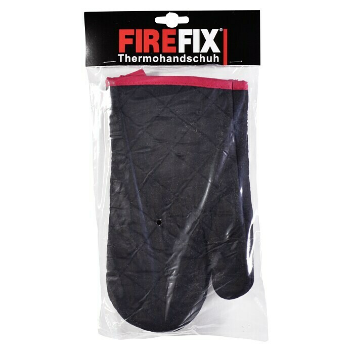 Firefix ThermohandschuhSchwarz Front View