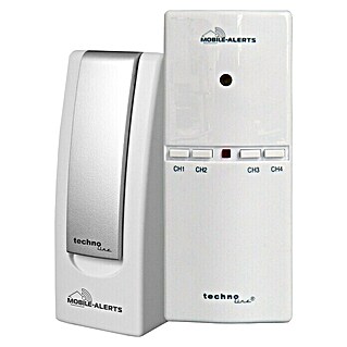 Mobile-Alerts Starter-Set MA 10860 SET (Batteriebetrieben, Weiß, Alarm, 5,4 x 2,6 x 12,7 cm)
