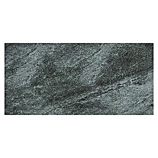 Feinsteinzeugfliese Quarzo (78 x 39 cm, Anthrazit, Matt)
