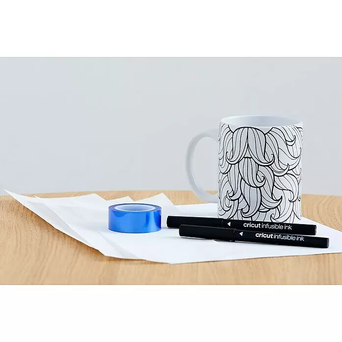 Cricut Transferpresse Mug Press Starter Bundle - Weiß, USB-Kabel - Stimmungsaufnahme