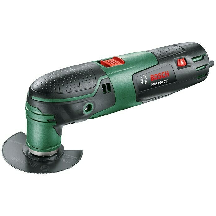 Bosch Multifunktionswerkzeug PMF 220 CE220 W, Oszillationswinkel: 2,8°, Werkzeugaufnahme: STARLOCK-System Front View