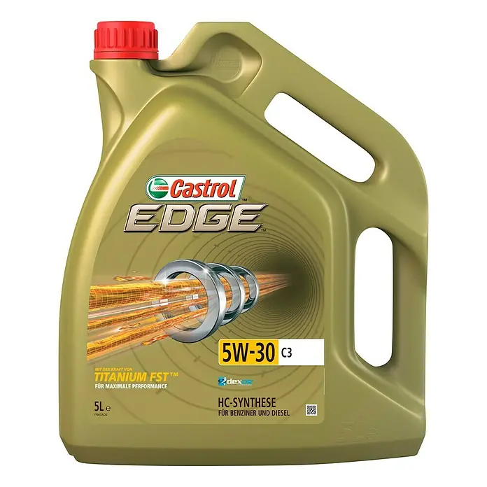 Castrol Edge Motoröl - 5W-30, C3, 5 l - Castrol EDGE 5W-30 C3 Motoröl mit Titanium FST für maximale Leistung, optimal für Benzin- und Dieselmotoren.