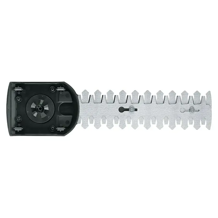 Bosch Power for All 18V Strauchscherenaufsatz Advanced Shear 18V-10 - 200 mm, Passend für: AdvancedShear 18V-10 - Das Bild zeigt eine Getriebebahn mit Zahnstange für Torantriebe, die eine zuverlässige Kraftübertragung und präzise Bewegung ermöglicht.