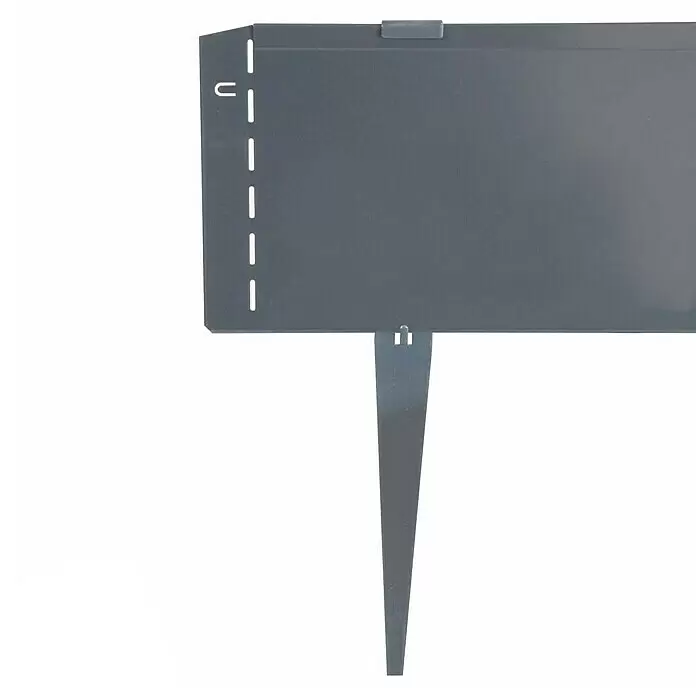 Bellissa Bodenanker RK 20 - L x B x H: 3,6 x 0,75 x 43 cm, Metall - Dunkelgraue Metalleinfassung mit Erdspießen zur Landschaftsgestaltung.