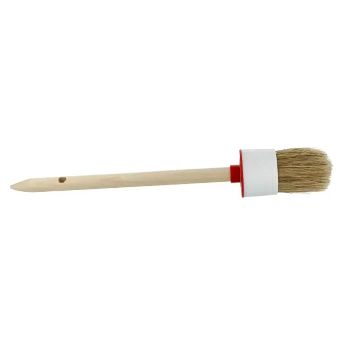 Ringpinsel - Größe Pinsel: 8, Chinaborsten, Holz, 23,3 cm