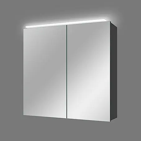 Camargue  Spiegelschrank Aluminio Black