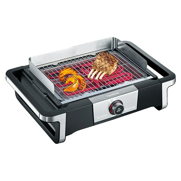 Severin Električni žar PG 8114 Senoa Digital Boost  (Površina za peko (Š x G): 41,5 x 24 cm, 3 kW) | Električni žari | Žari | Vrt in prosti čas | Izdelki | BAUHAUS