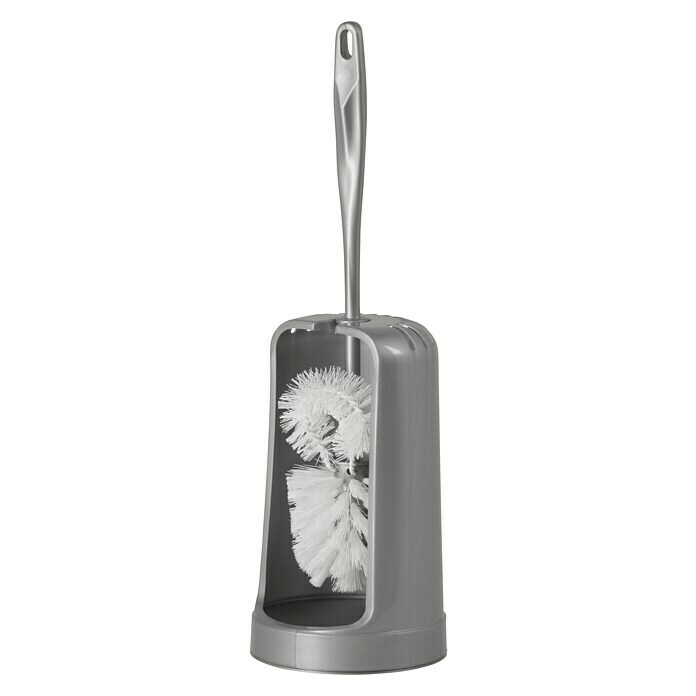 Poseidon WC-Bürstengarnitur Kuba Lux (Silber, Kunststoff)