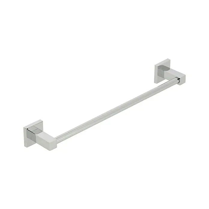 Venus Salmo Handtuchstange - Breite: 51 cm, Edelstahl, Glänzend - Elegante Handtuchstange in Chromoptik mit quadratischen Wandhalterungen. Stilvolle Ergänzung für jedes Badezimmer.