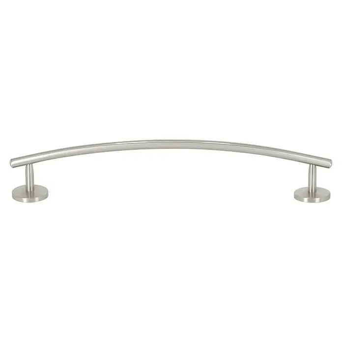 Venus Alosa Handtuchstange - Breite: 52 cm, Chrom, Matt - Gebogene, silberne Haltestange zur Unterstützung und Sicherheit, ideal für Badezimmer oder Treppen.
