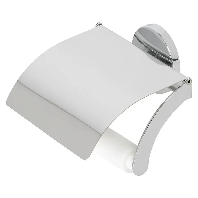 Venus Marina Toilettenpapierhalter - Mit Deckel, Chrom, Glänzend - Eleganter Toilettenpapierhalter aus Chrom. Ein stilvolles Accessoire für jedes Badezimmer mit einem modernen Design und praktischer Funktion.
