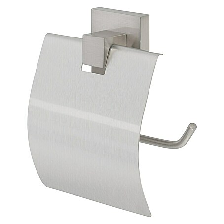 Venus Nemo Toilettenpapierhalter (Mit Deckel, Edelstahl, Gebürstet)